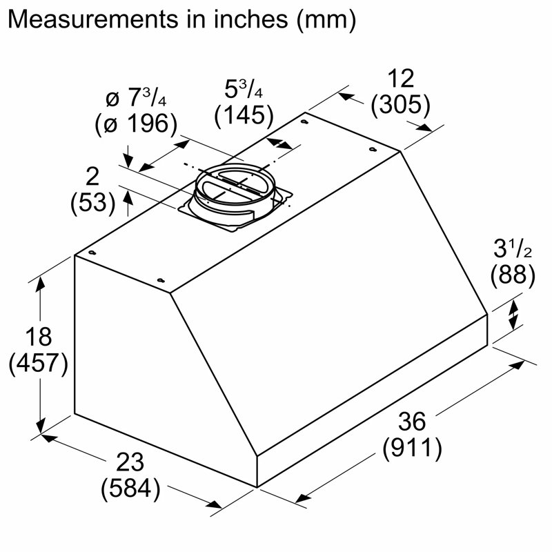 Benchmark Series, 36' Under Cabinet