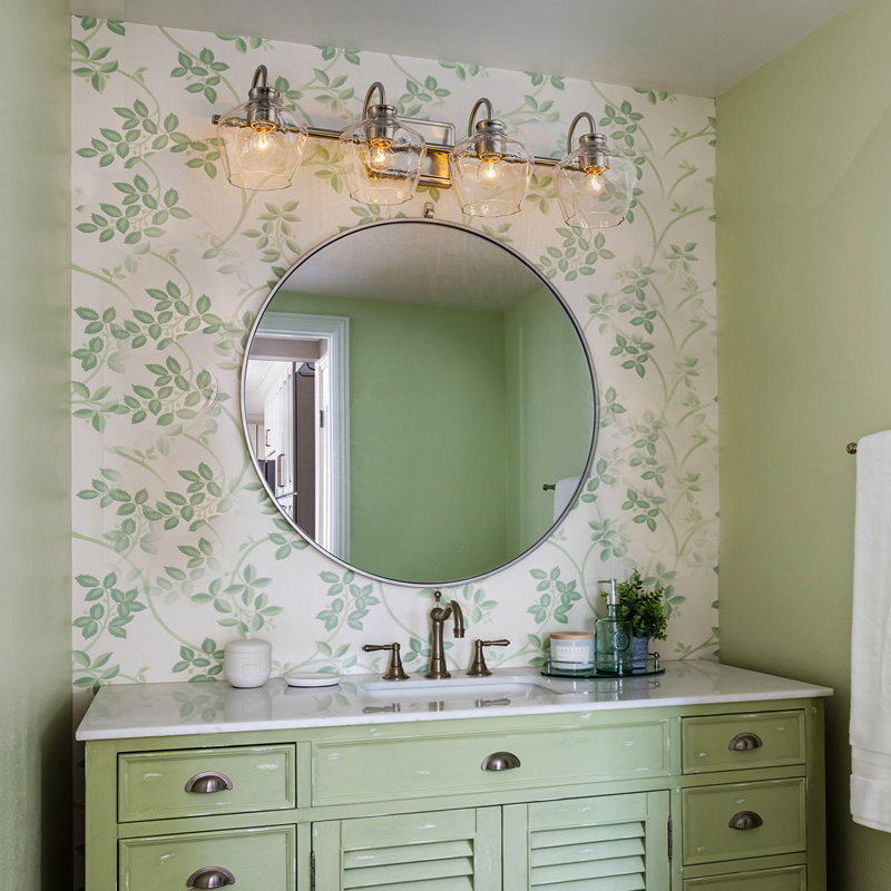 Éclairage pour meuble-lavabo à intensité variable Montalto, Chrome, Quatre lumières