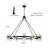 Dimmable Round Crystal Cup Style Wagon Wheel Chandelier For Dining Room Living Room-2092226853-2099897867