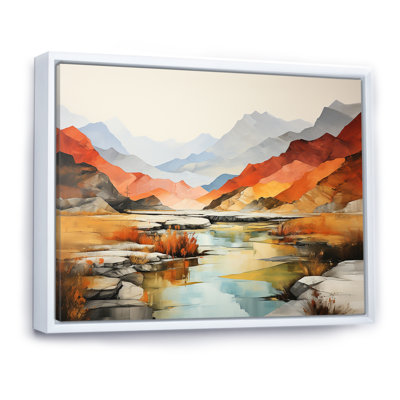 " Canyon Stream Minimalism Charm "