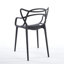 Plastic Dining CHAIR 4PCS BLACK(Only Dining Chairs)-229701718