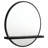 2-piece Makeup Vanity Table and Mirror Set Black-872165142