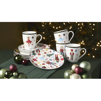 Lenox Nutcracker Ballet 12-Piece Dinnerware Set