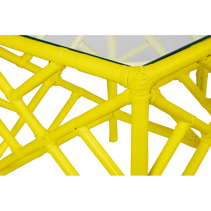 Tables gigognes Chippendale, Jaune tournesol