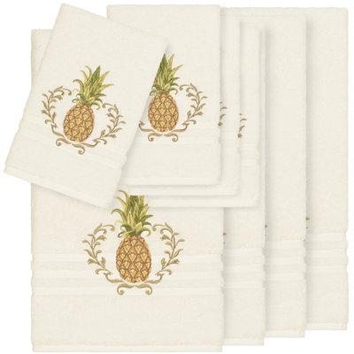 Welcome 8 Piece Turkish Cotton Towel Set