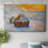 Grainstacks at Sunset, Snow Effect, 1891-Gallery Wrapped Canvas-528238727
