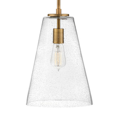 Luminaire suspendu conique à 1 lumière Evanne