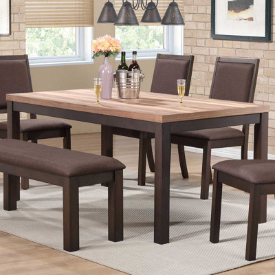 Jahnessa Solid Wood Base Dining Table