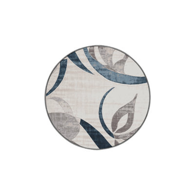 Machine Washable Gray Area Rug