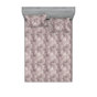 Motif floral mauve pâle