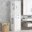 Grande armoire de rangement avec compartiment inclinable et tablettes réglables-1173191371