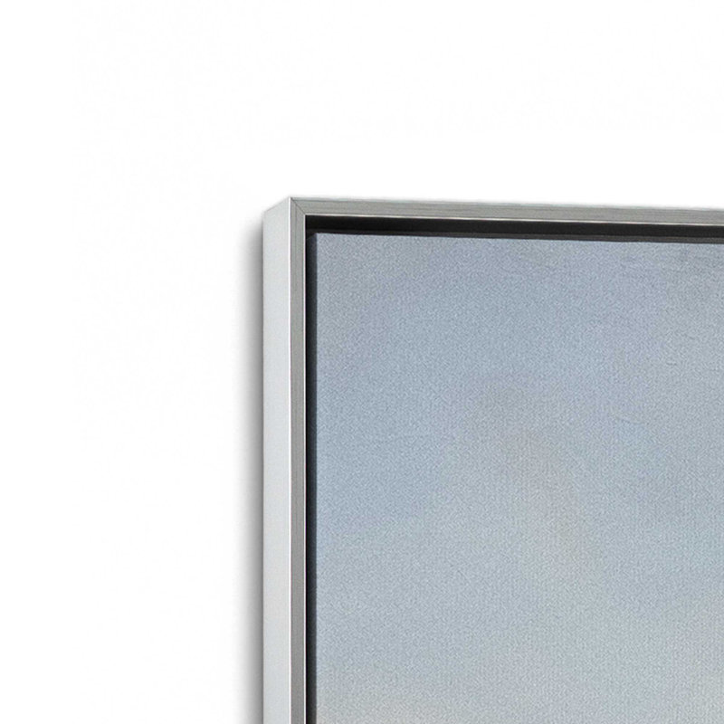 Nimbus Dream, ensemble de 2 toiles encadrées, H 18,75 po x l 25,5 po x P 1,75 po, Cadre flottant en chrome poli