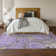 Premium Machine Washable Prisco Lavender Rug