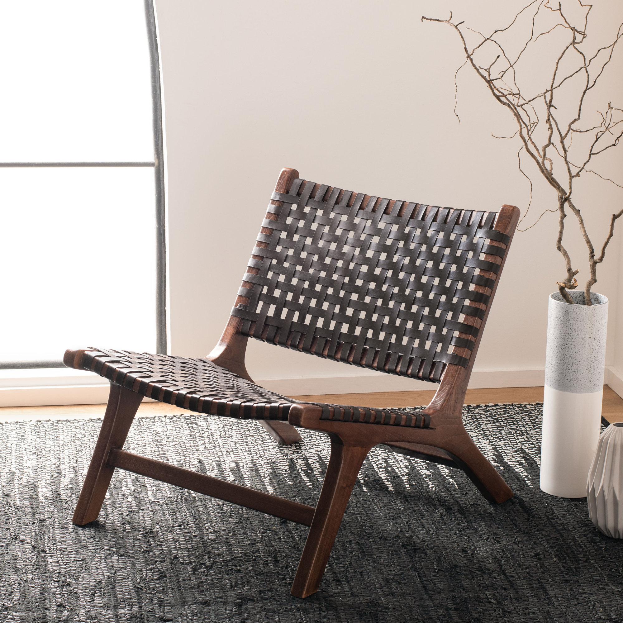 Denman Upholstered Side Chair, Brown