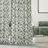 Gingras Coastal Leaf Cascade Printed Cotton Room Darkening Curtains - Single Panel-1753917767-1753917784