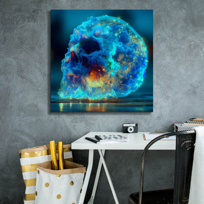  'The Luminous Skull' by Ann Klee Canvas Wall Art, 26" x 26"