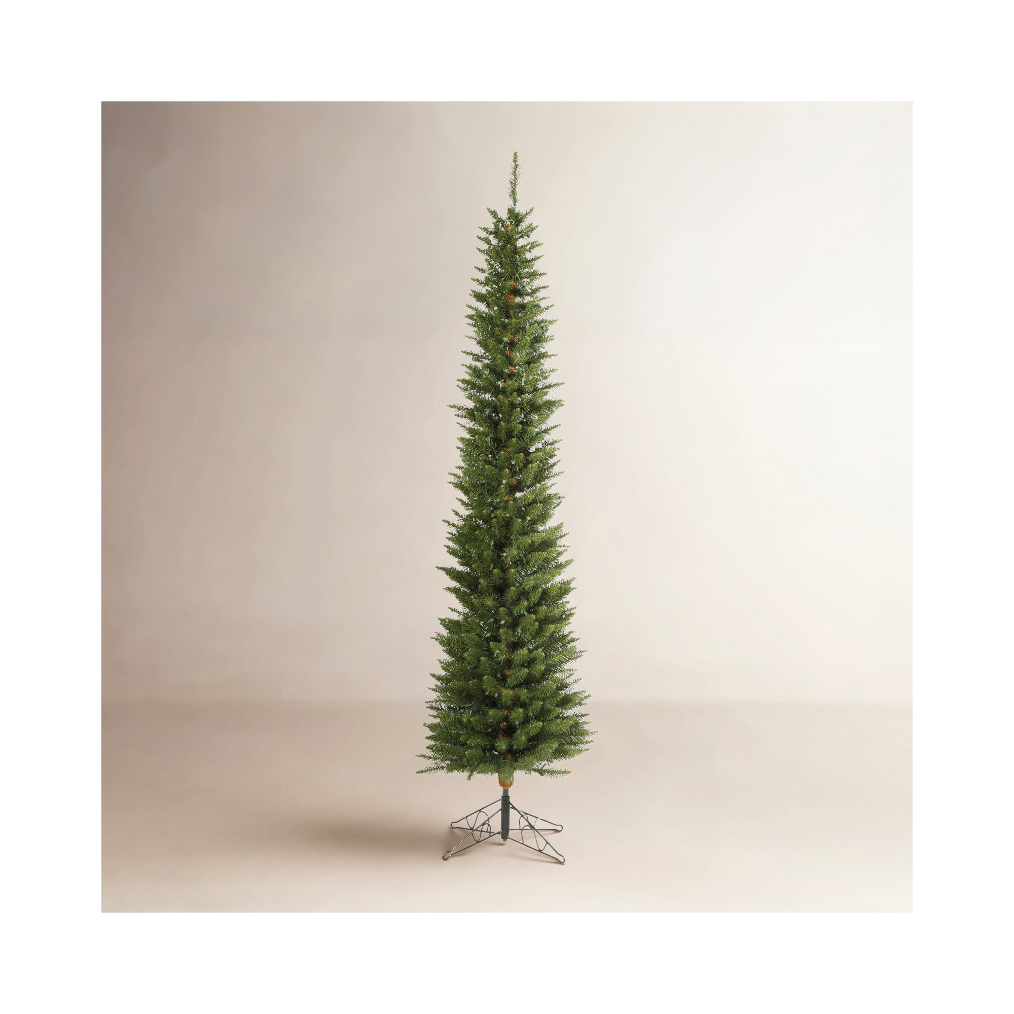 Durham Pole Pine Artificial Christmas Tree, Unlit, 6.5' H