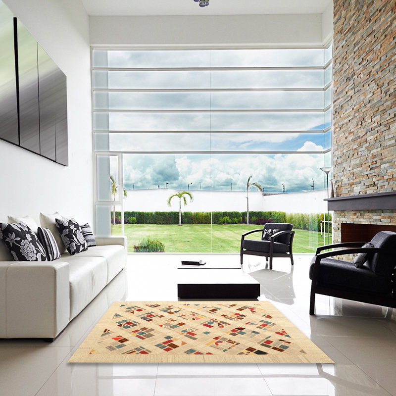 Wool Indoor Rug, Square 5'