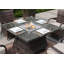 Ensemble de conversation en osier / rotin pour 4 personnes avec coussins Barcomb