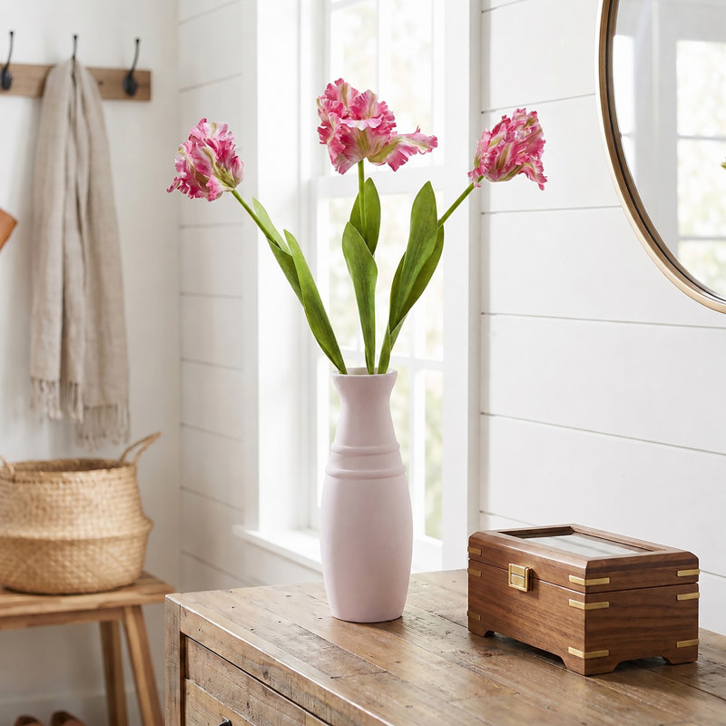 Perroquet doux au toucher 28 po , Rose