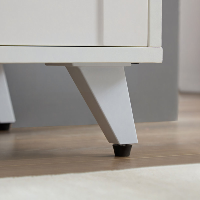 Buffet avec 3 portes et tablettes amovibles pour le salon et la salle à manger, H 31,49 po x l 39,3 po x P 15,69 po