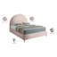 Lit plateforme tapissier à profil bas Barthel-611633398-611633399