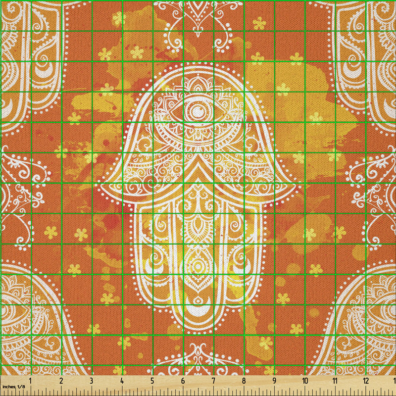 Darryl-Ross Folk Hand Motif Mystic Hippie Multi-Purpose Fabric