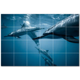 12'' x 12'' Satin Ceramic Decorative Mural
