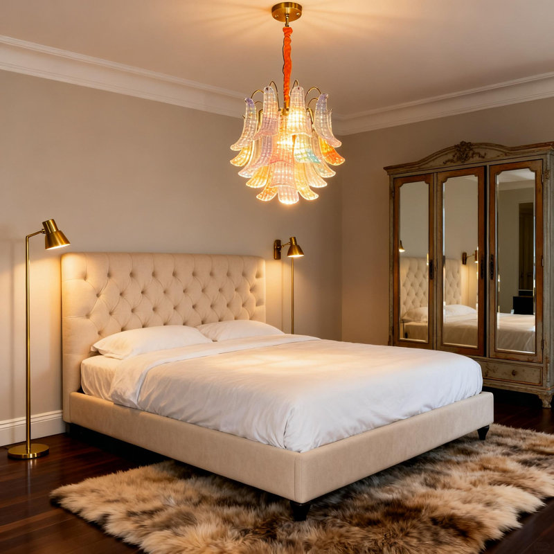Lustre en vitrail