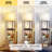 Floor Lamp With Shelves, Modern Standing Lamp With Wireless Charger, 1 Drawer And 2 Usb Ports & 2 Power Outlet-788713403
