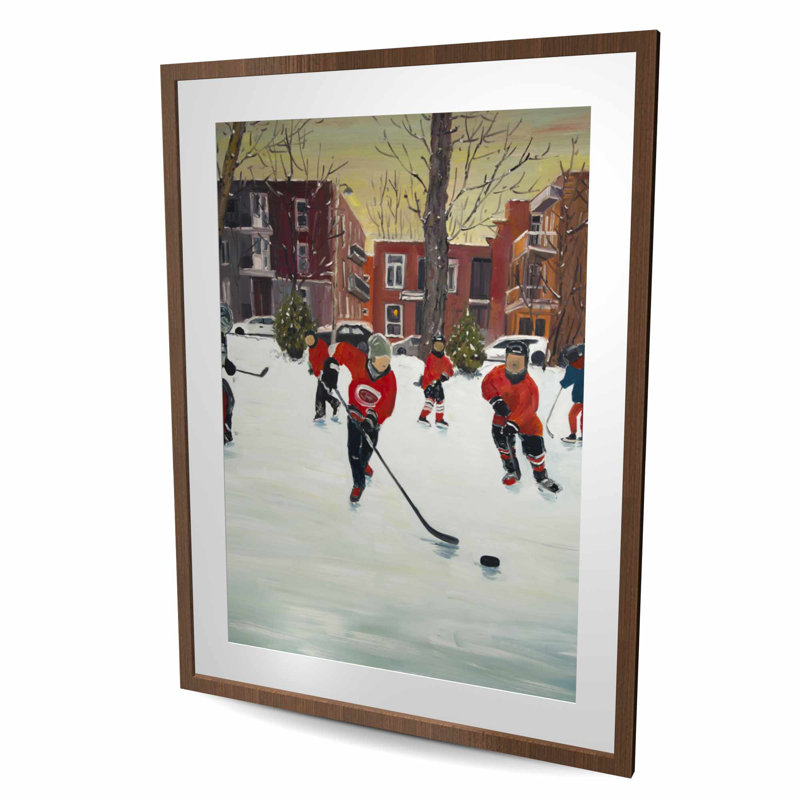 Jeunes joueurs de hockey - chambre à coucher décorée