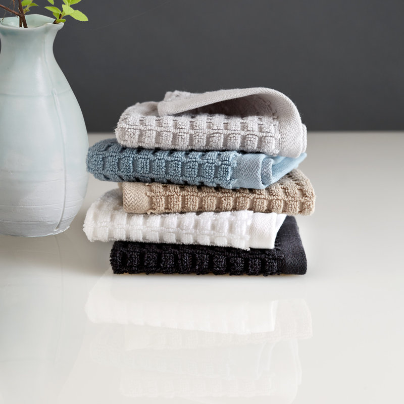 DKNY Quick Dry 6-piece Set, White, 6 Piece Towel Set