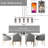 Baconton 45.3" W 5-Light Dimmable Linear Pendant with Crystal Accents