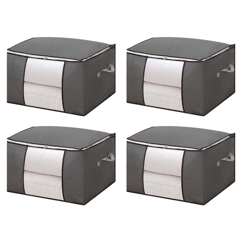 17 Stories Fabric Storage Bag, Grey