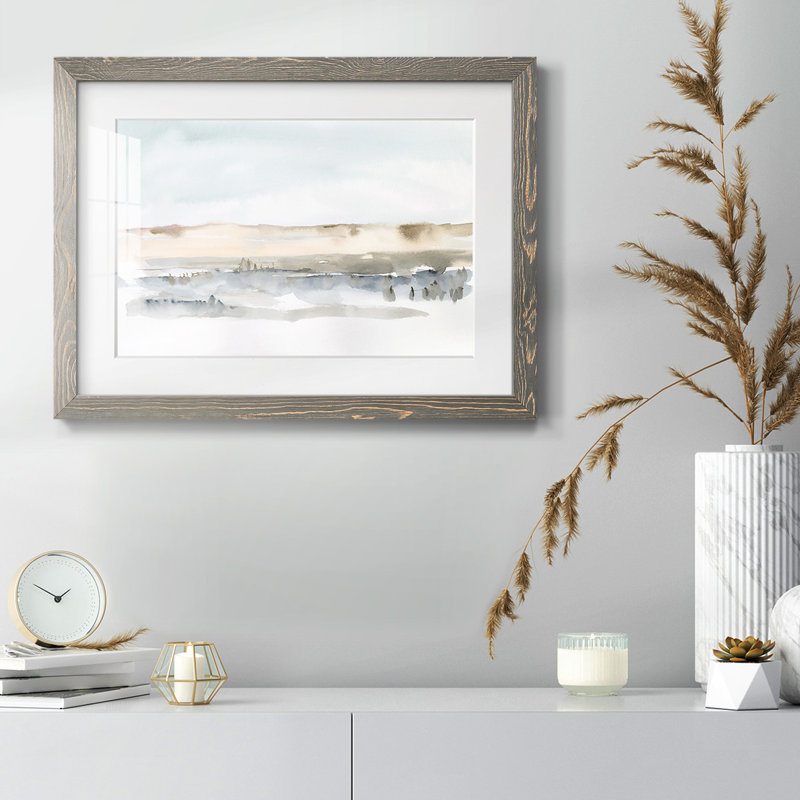 Dunes des marais II, H 18 po x l 26 po x P 1,5 po, Gris