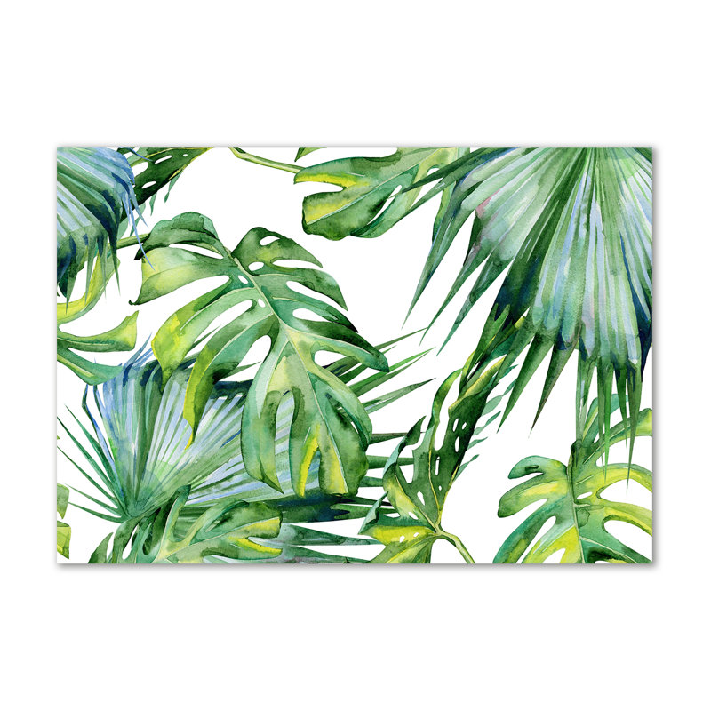 Tropical Leaves - Wrapped Canvas Print
