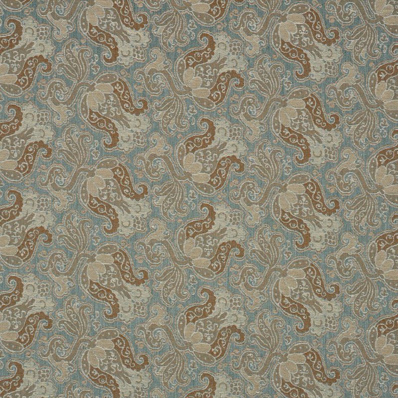 Tissu tulipano, Bleu
