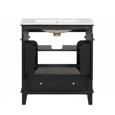 30" Bathroom Vanity With Sink Combo