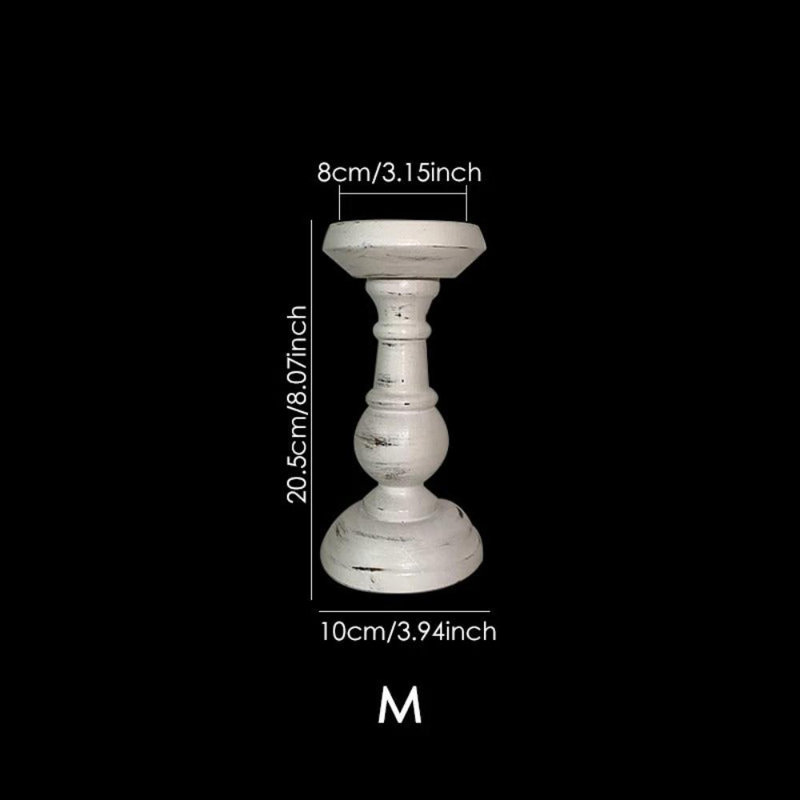 Candlestick, 8.07" H x 3.54" W x 3.54" D