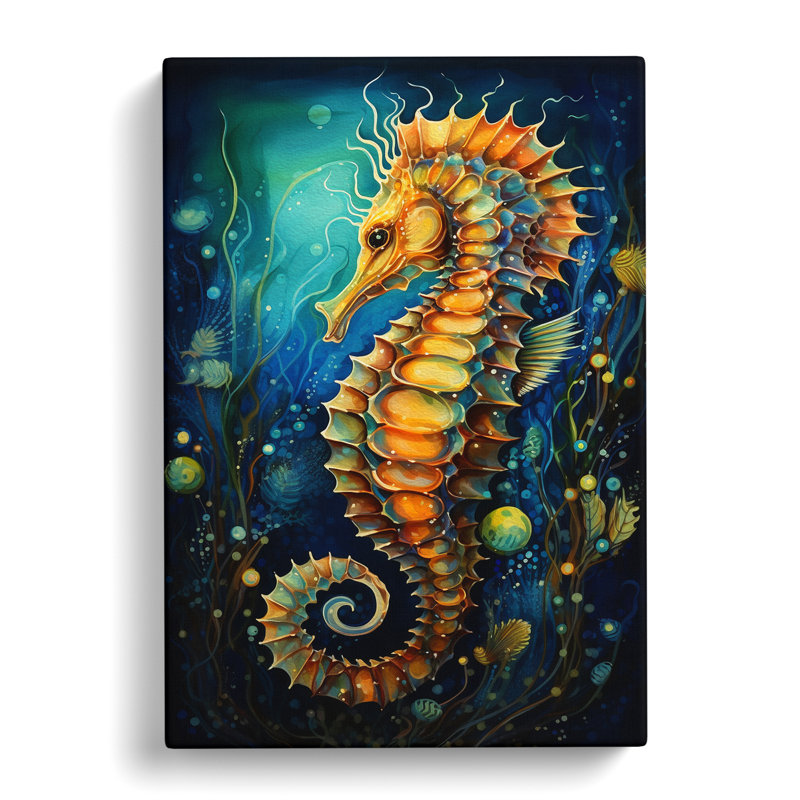 Seahorse Abstract No.2 - No Frame Print, 76cm H x 50cm W x 3cm D