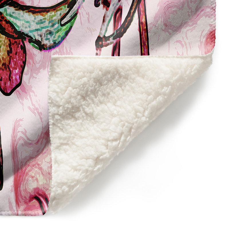  Couverture douce en sherpa, 68 po x 80 po