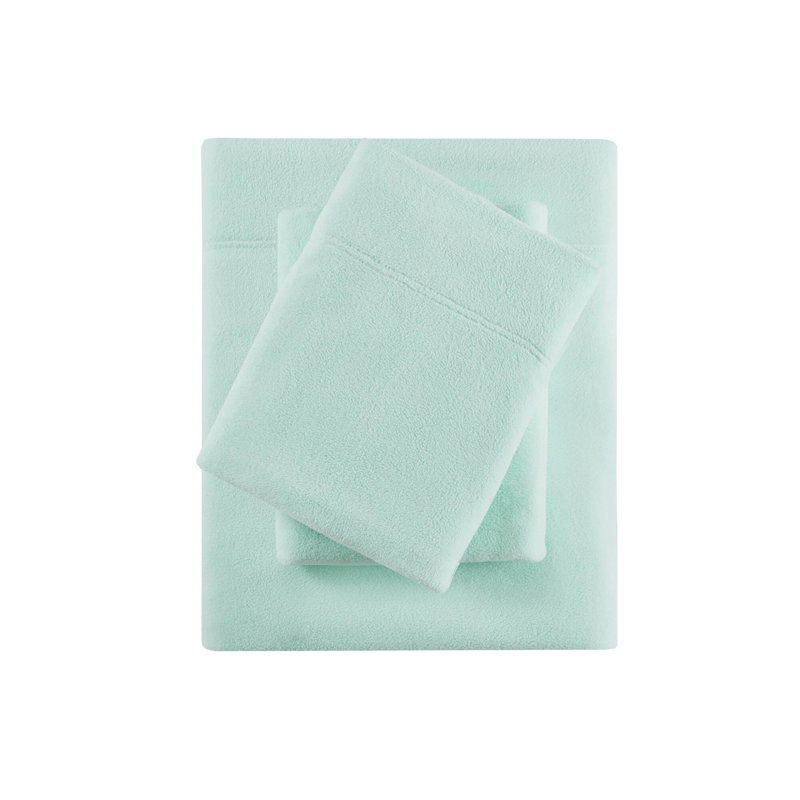 Polyester Sheet Set Aqua, Queen Sheet Set