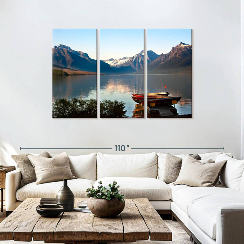 Alvord Lake McDonald Boats, 48" H x 74" W