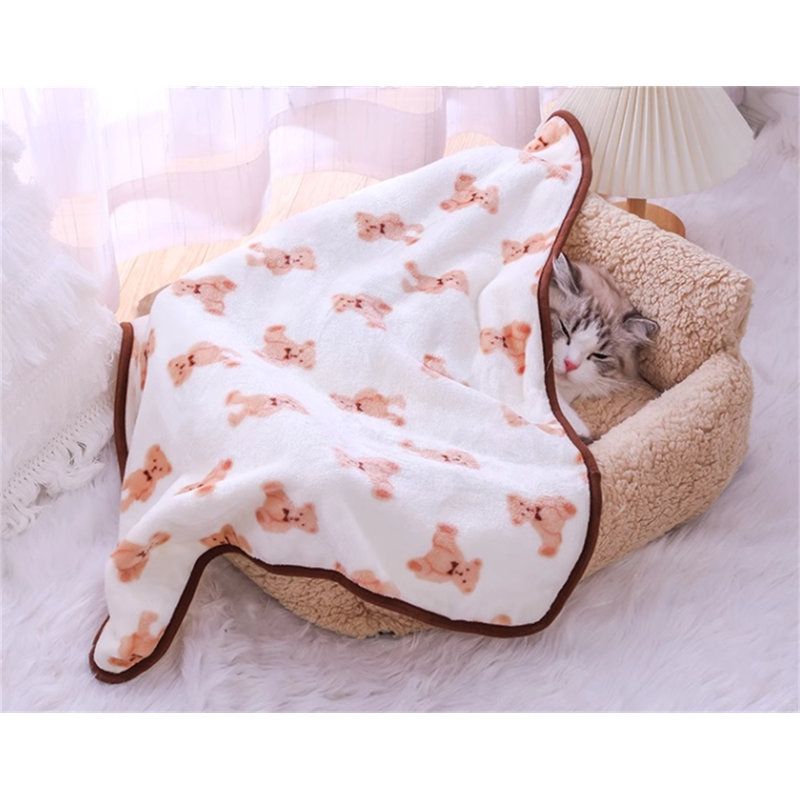 Flannel Dog Blankets, 15.74" W x 23.62" L
