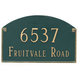 Georgetown 2-Line Wall Address Plaque