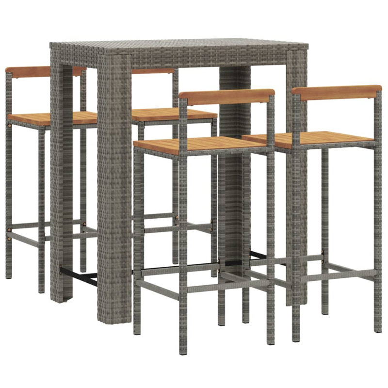 Ensemble de bar de jardin, Taupe