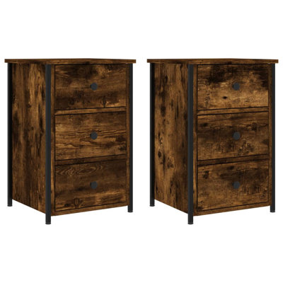 Caulkins 40cm W Iron Bedside Table