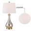 Lampe de table 26 "Brun Glam-1925030510