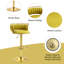 Tabouret de bar pivotant avec dossier Ginko-879315310-882844513
