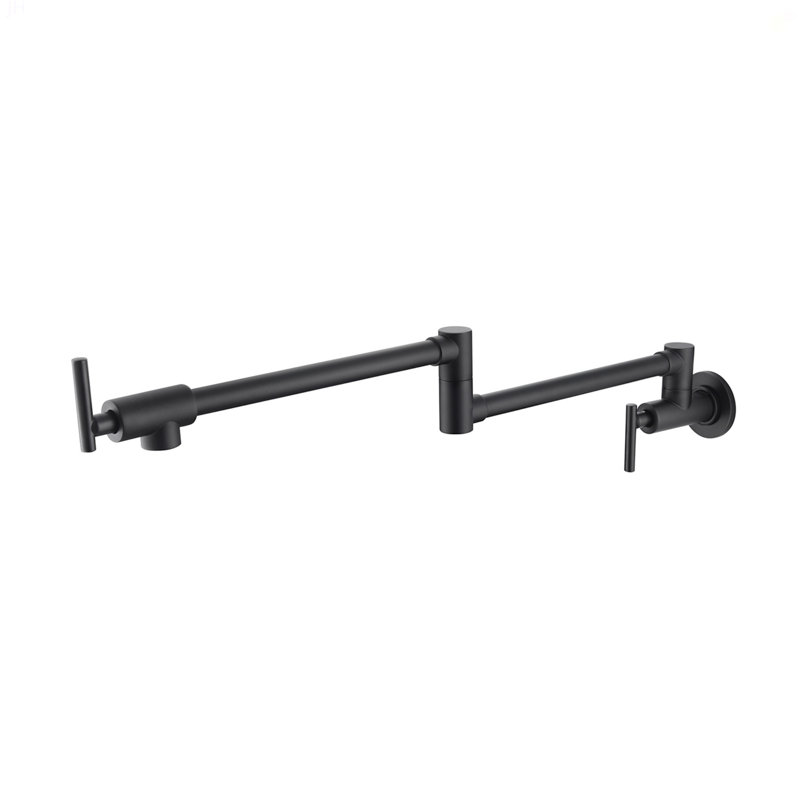 Robinet remplisseur mural, Noir mat